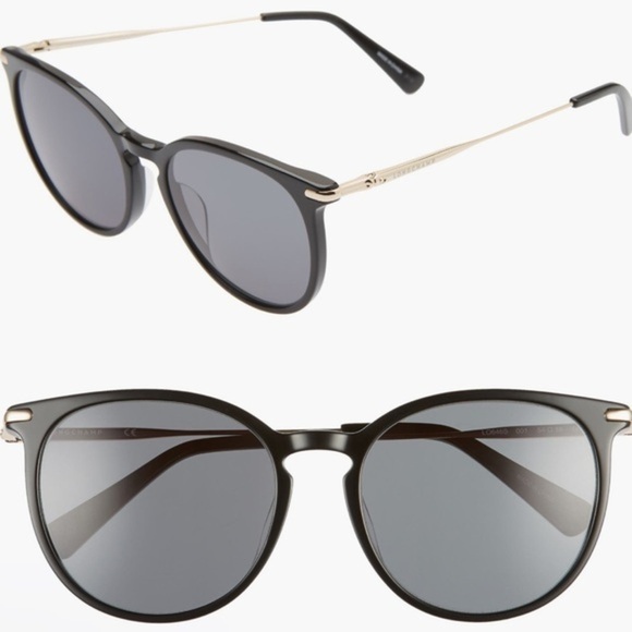 Longchamp Black Round Sunglasses main image 4